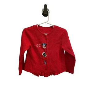 Vintage Mickey Mouse Toddler Embroidery Sweater Size 24 Months